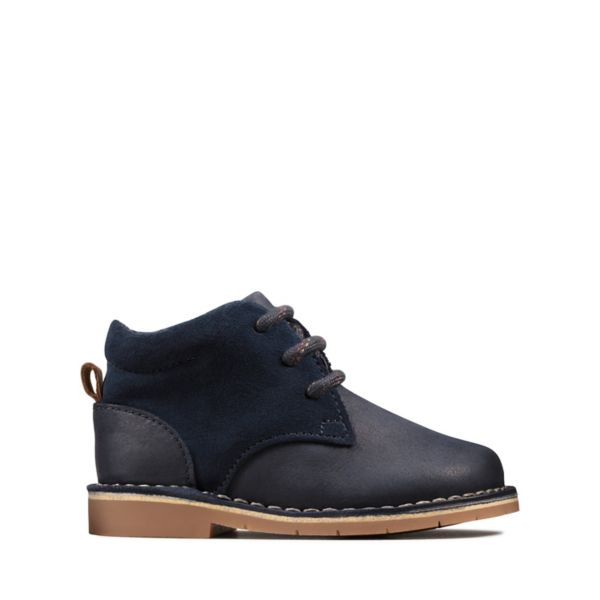 Clarks Girls Comet Radar Toddler Casual Shoes Navy | USA-6815940